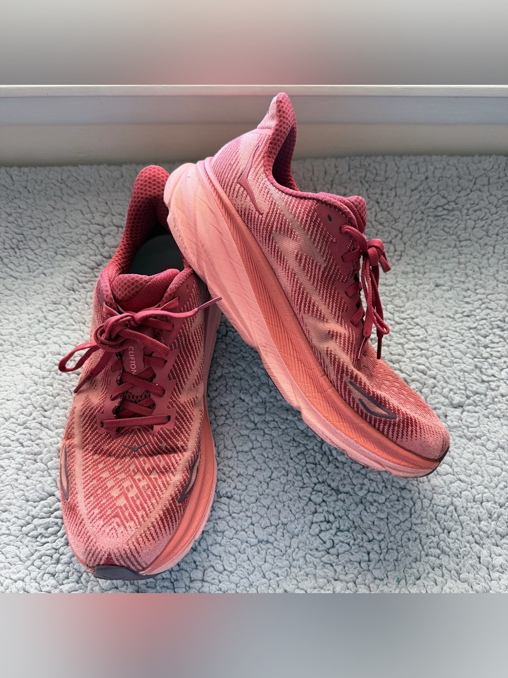 Size 11 D - Hoka One One HOKA Clifton 9 Rust Earthenware